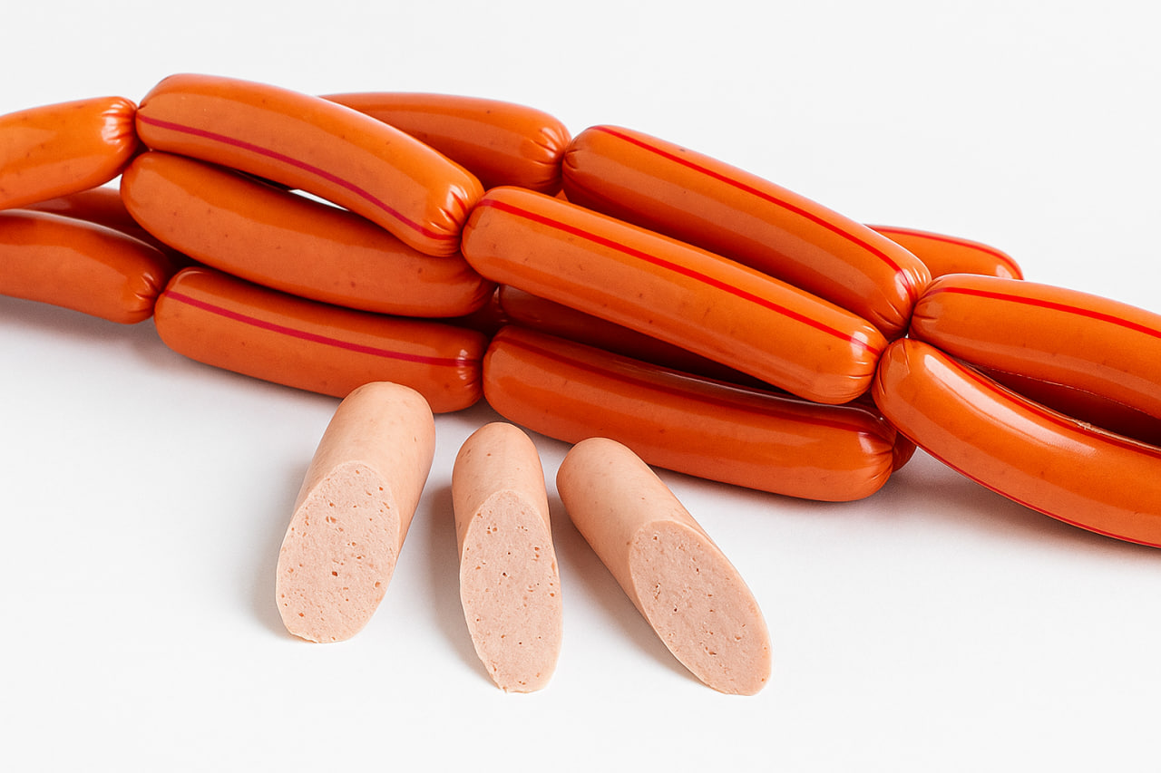 Сосиски молочные Tres Amigos, кг