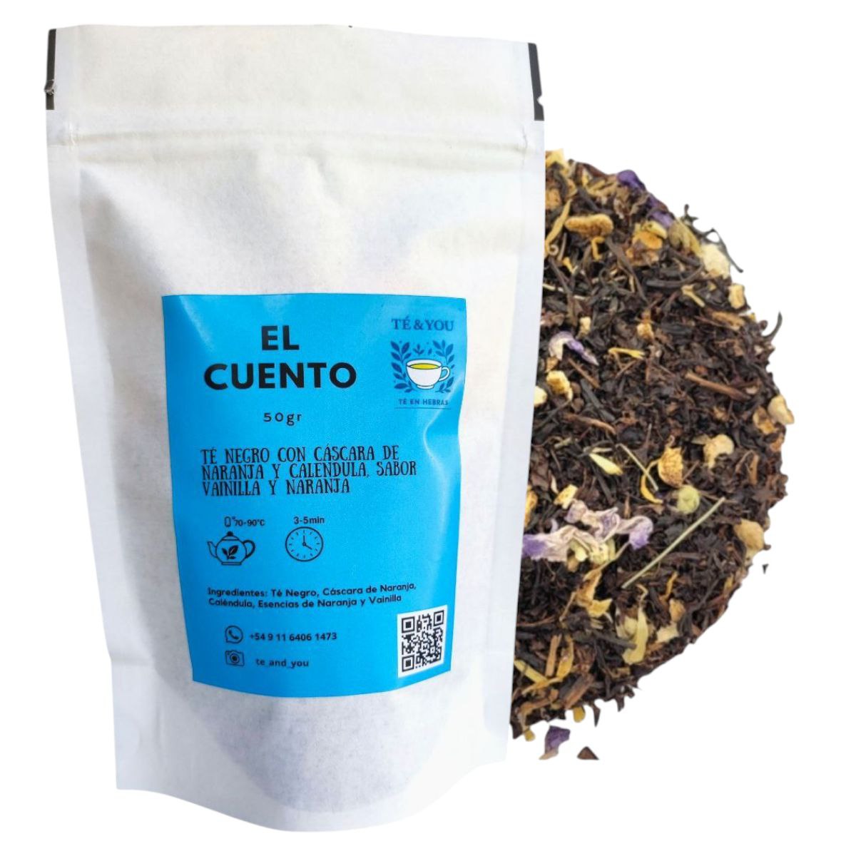 Черный чай EL CUENTO. 50gr "TÉ & YOU"