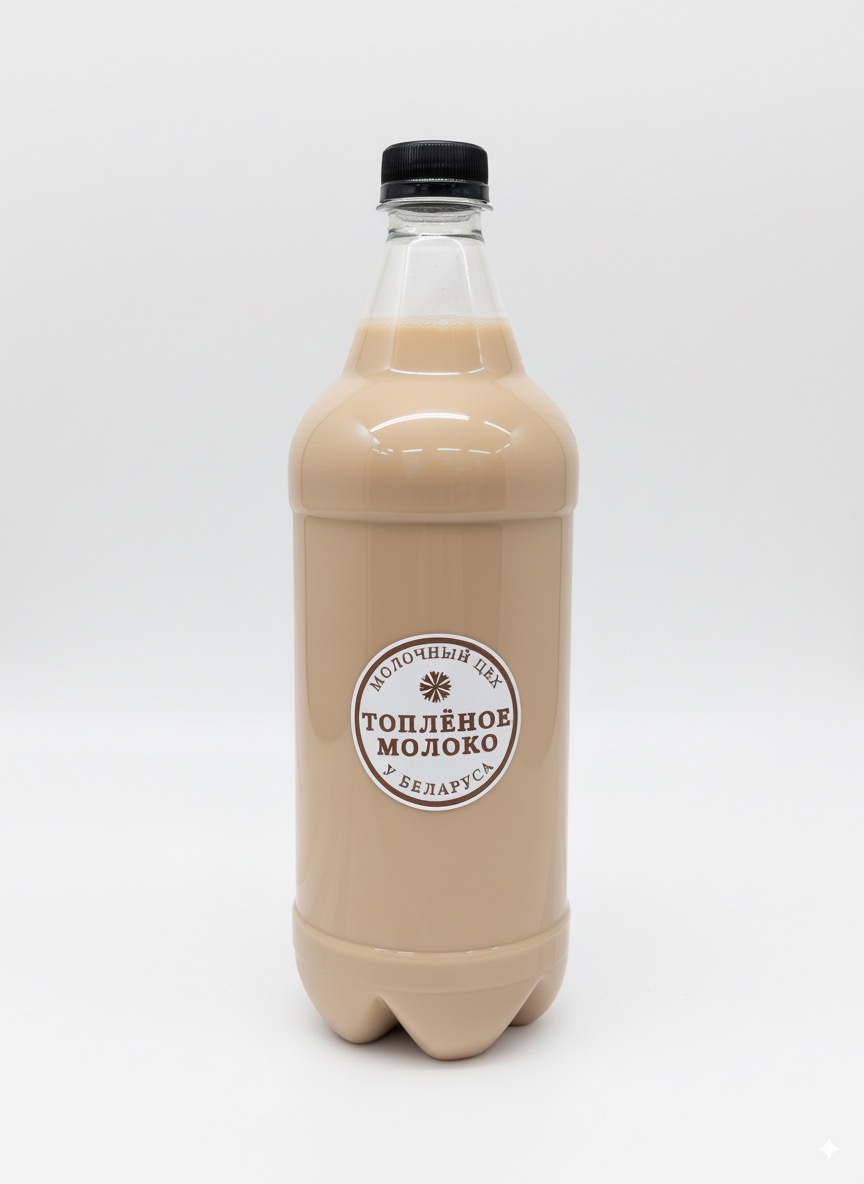 Топленое молоко У беларуса, 1л