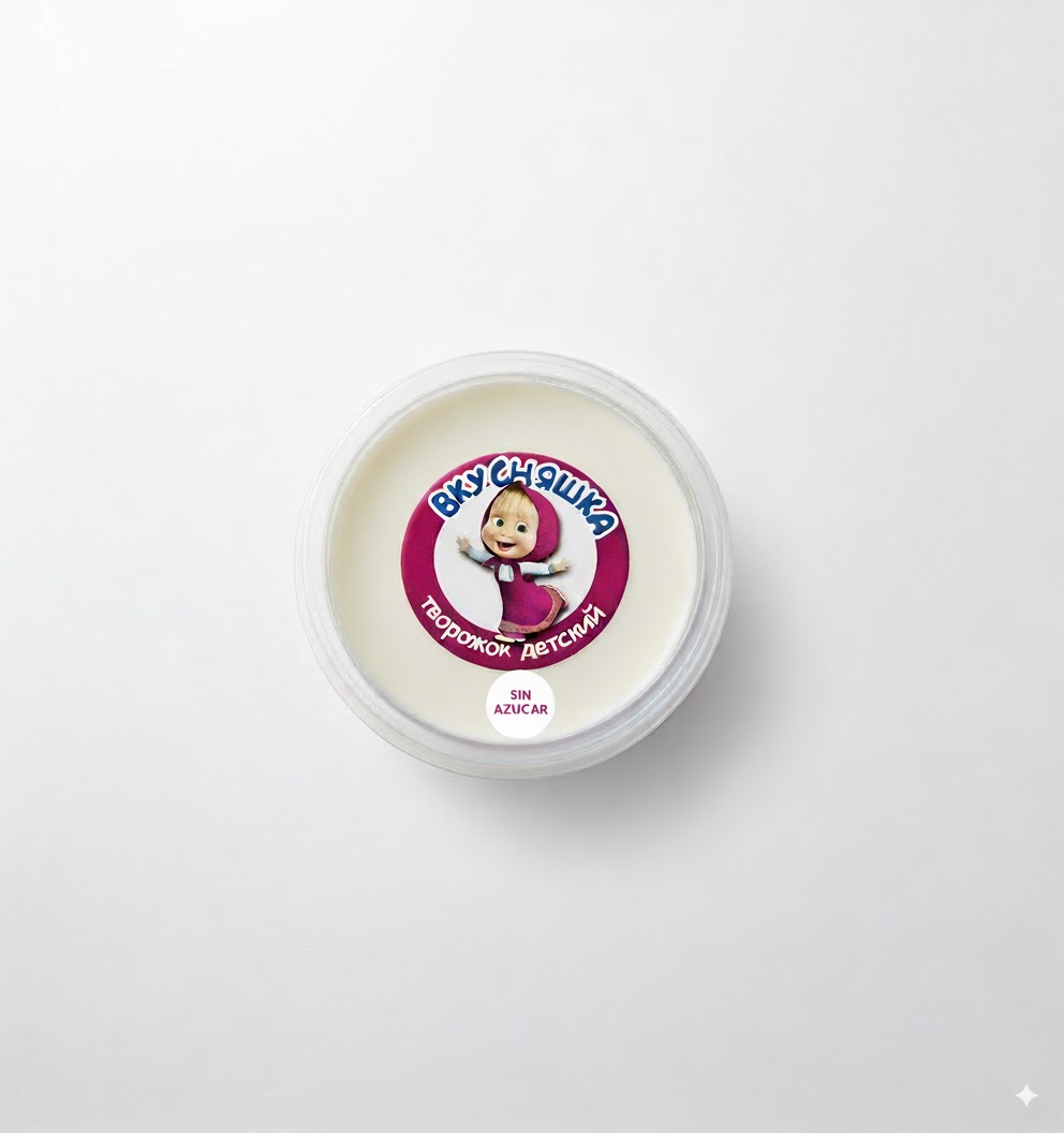 Детский творожок БЕЗ сахара «Вкусняшка» У беларуса, 150г
