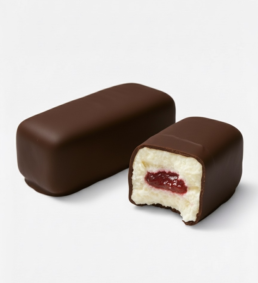 Сырки глазированные с малиной, темный шоколад Maggie dulce, 4шт