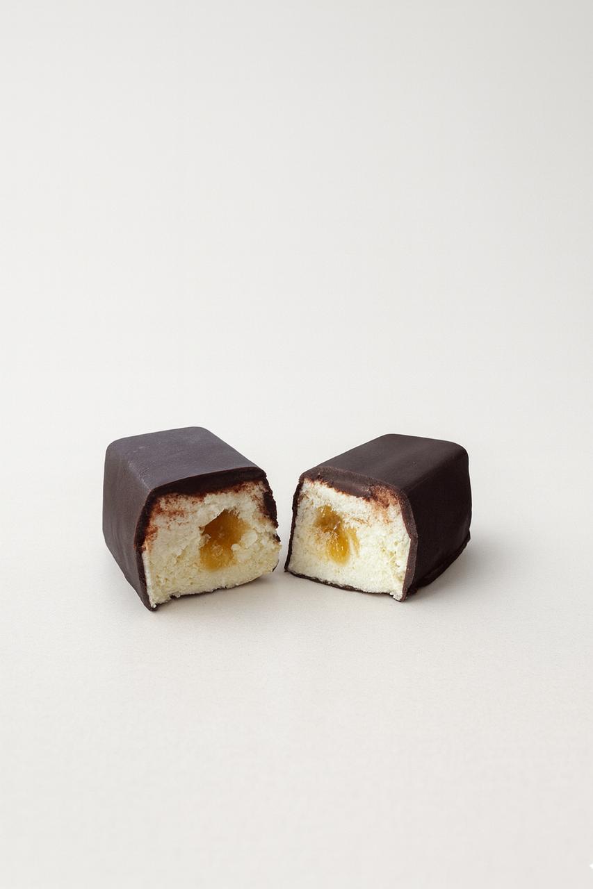 Глазированные сырки с маракуйей, темный шоколад Maggie dulce, 4 шт