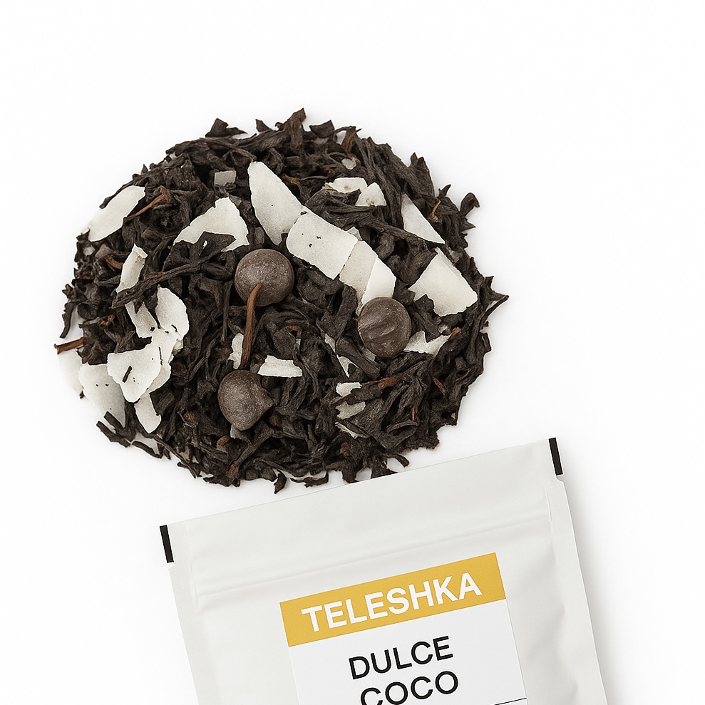 Черный чай Dulce Coco Teleshka, 50г
