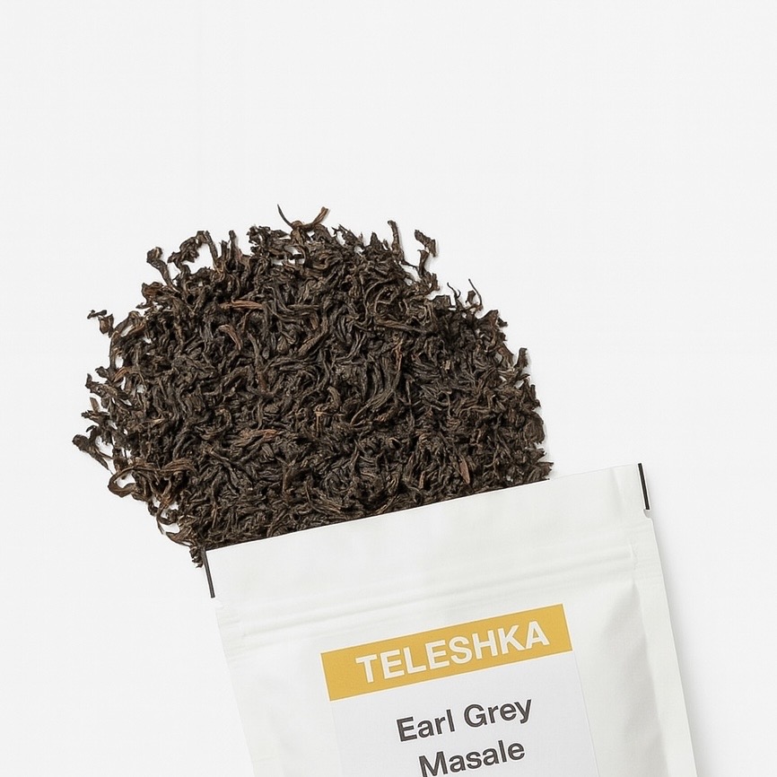 Черный чай Earl Grey Teleshka, 50г