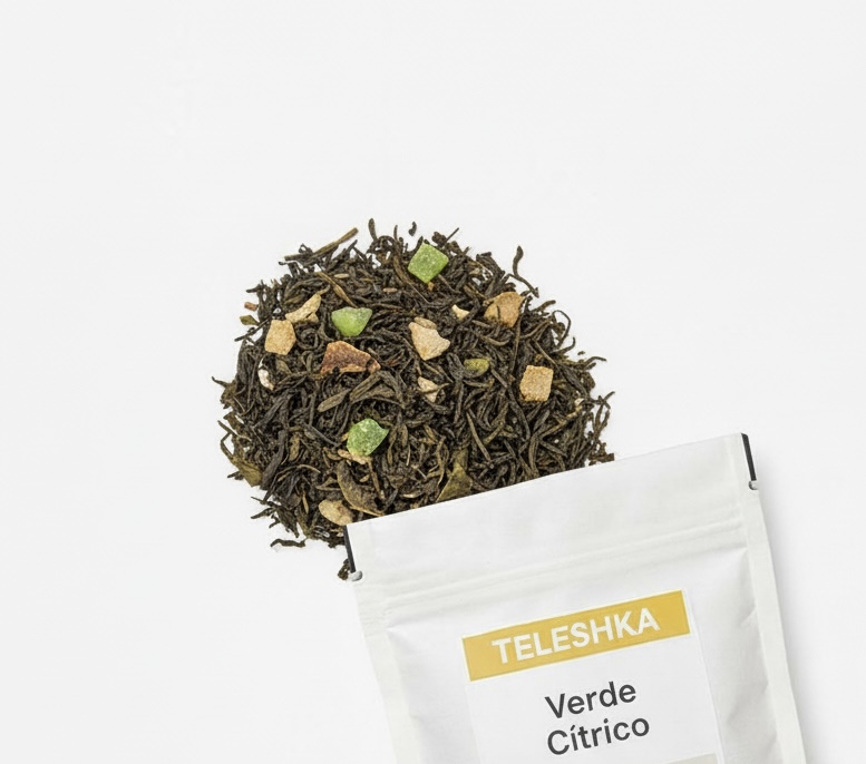 Зеленый чай Verde Cítrico Teleshka, 50г