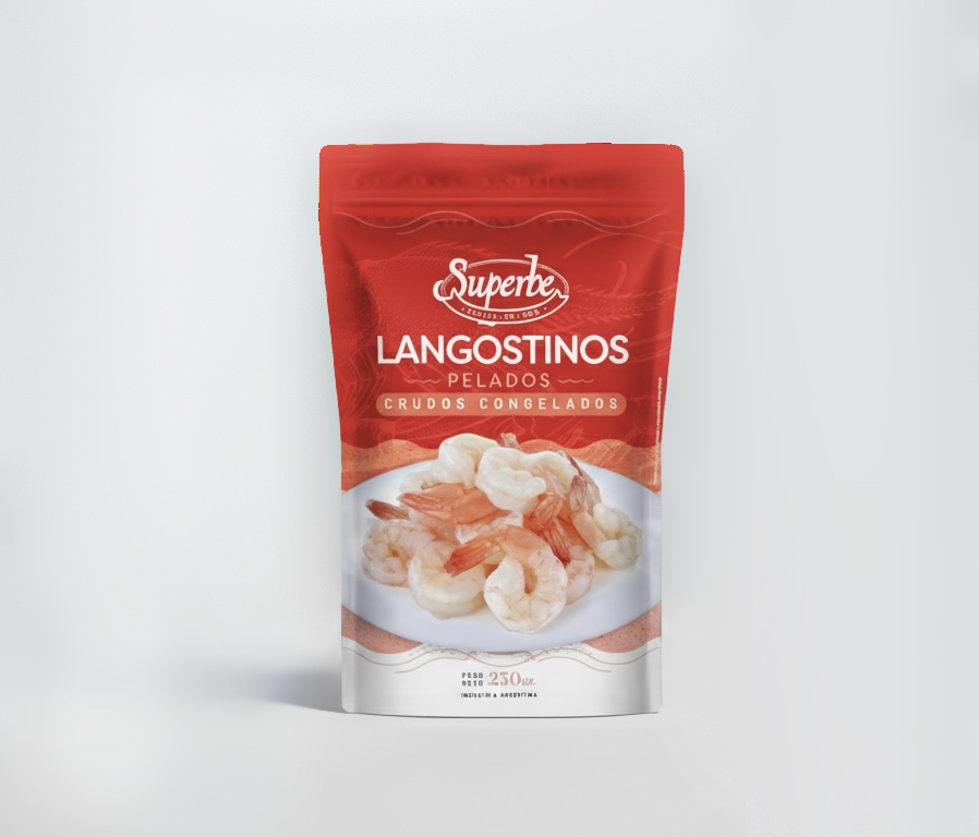 Крупные креветки, очищенные, замороженные Superbe, 250г