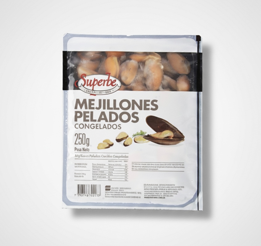 Мидия очищенная готовая замороженная Superbe, 250г