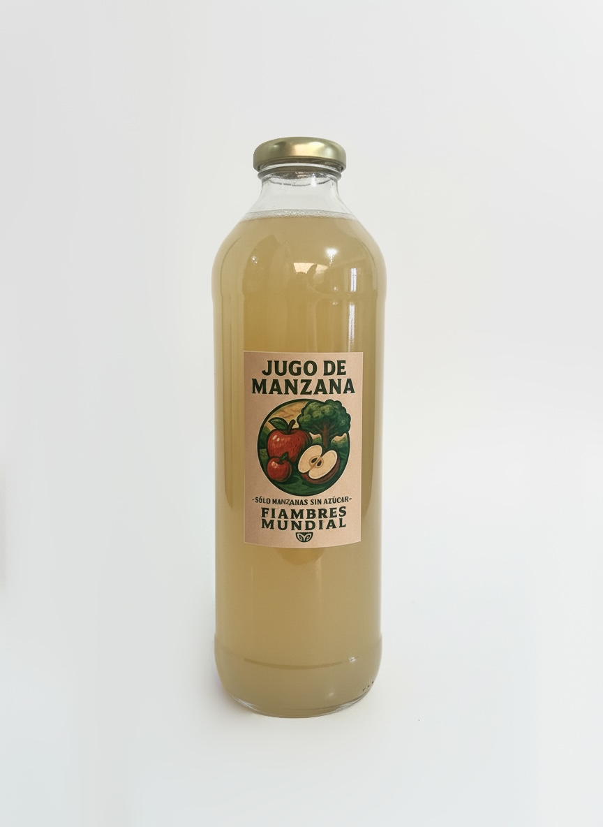 Сок яблочный натуральный, концентрированный, без сахара Fiambres Mundial