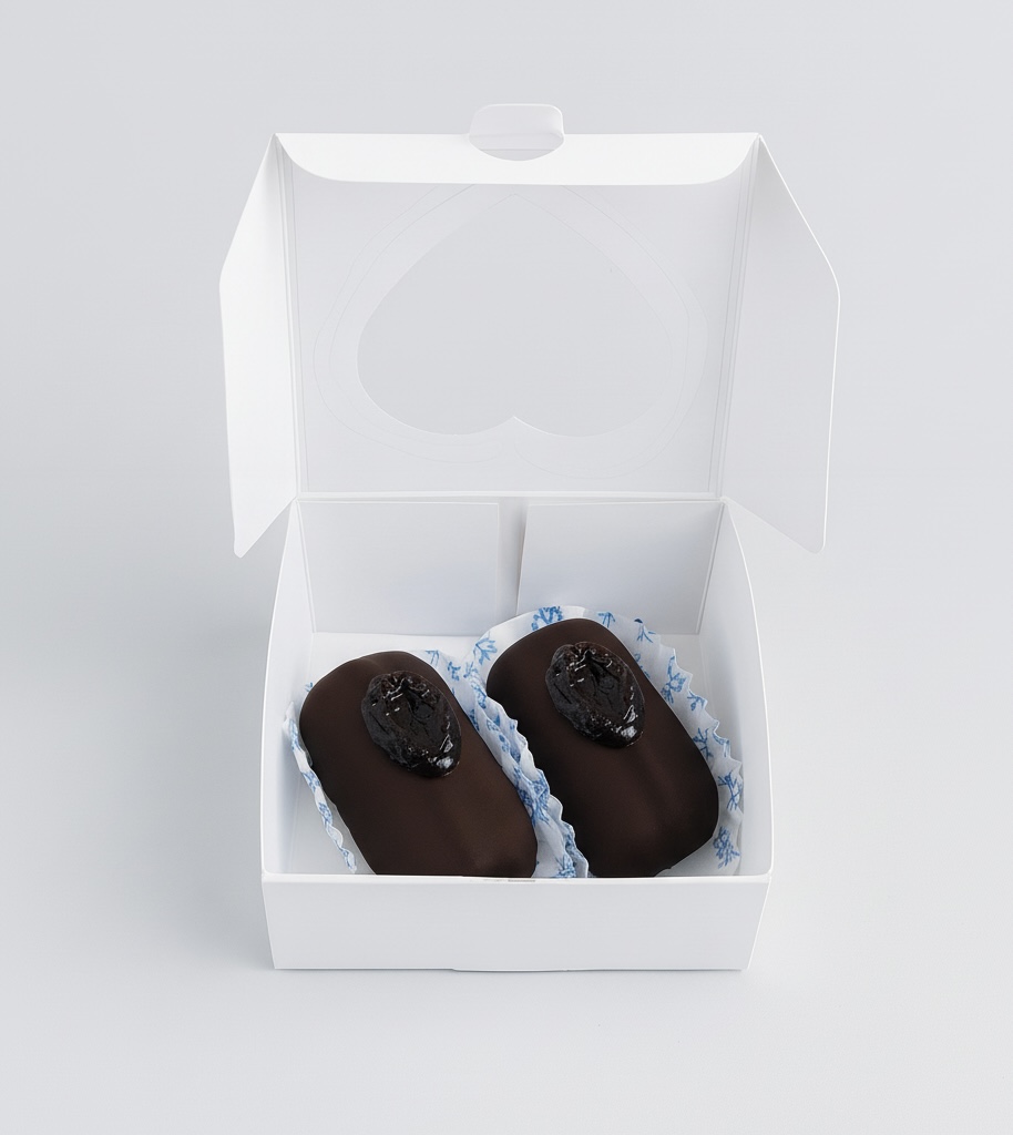 2шт, Пирожное Картошка пряная с черносливом