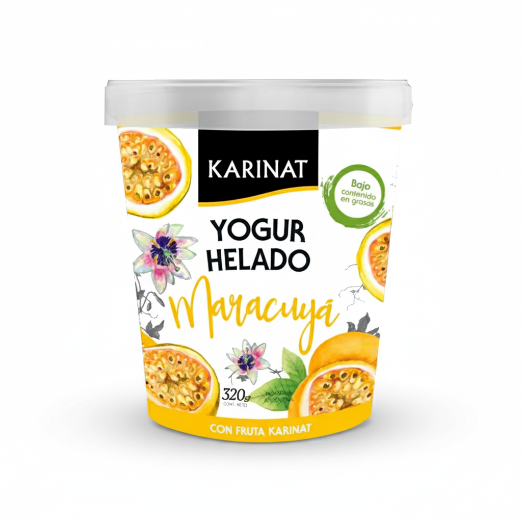 Йогурт-мороженое с маракуйей Karinat, 320г