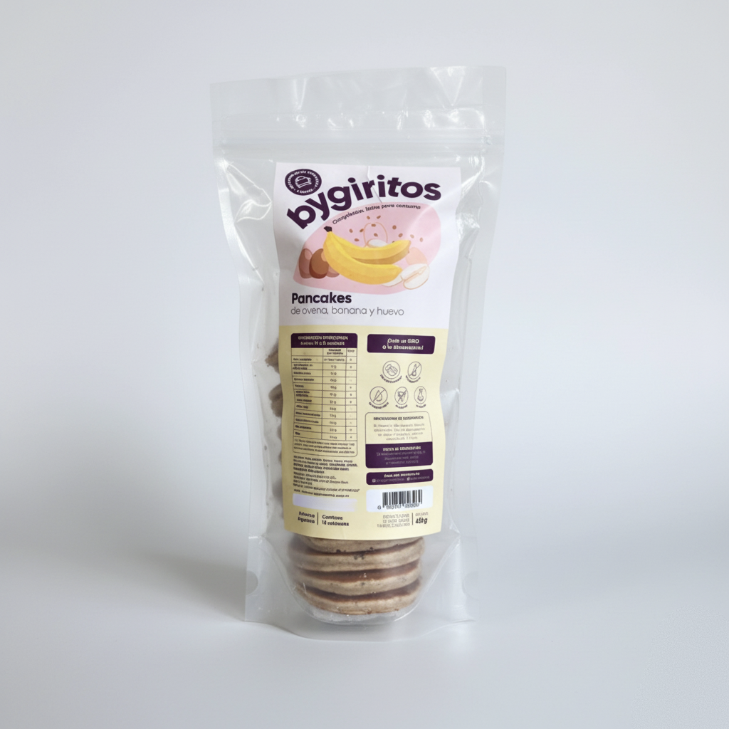 Мини-панкейки из овсянки и банана Bygiritos, 450g