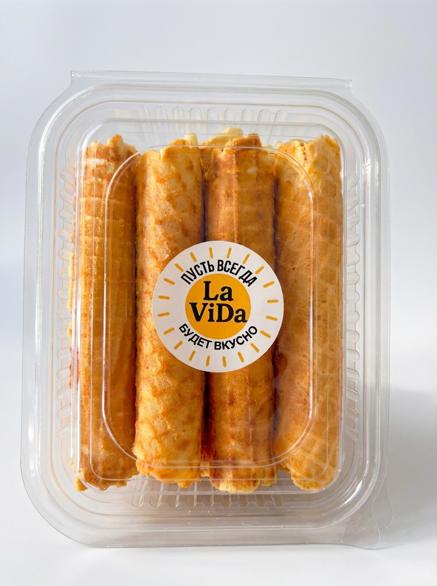 Вафельные трубочки La vida, 240г